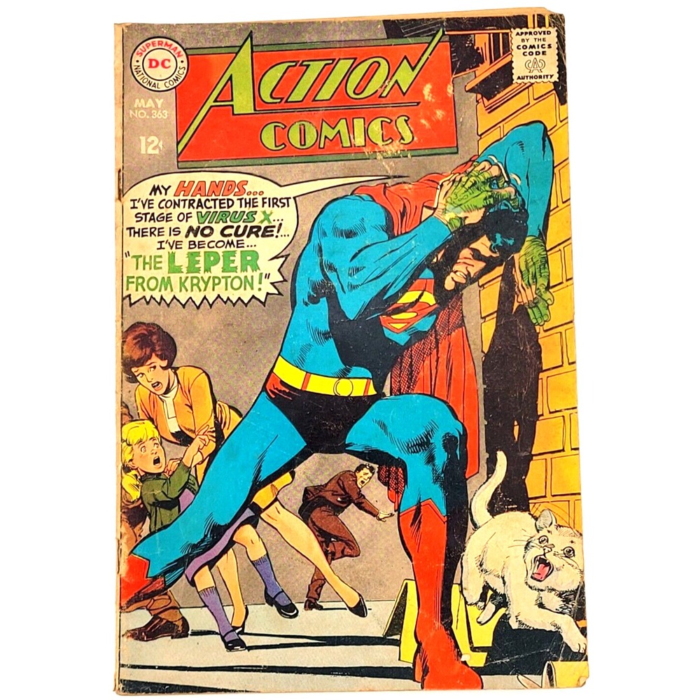 ACTION COMICS #363 (1968)  / VG‎ / SUPERMAN SILVER AGE DC COMIC